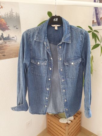 Chemise en jean H&M bleu taille 34