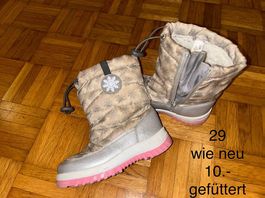 Winterstiefel Mädchen Grösse 29 gefüttert