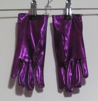 NEU Kurze Purpur Lackhandschuhe