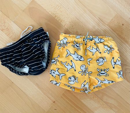 Baby-Badehose und Badewindel / Grösse 80 & 98