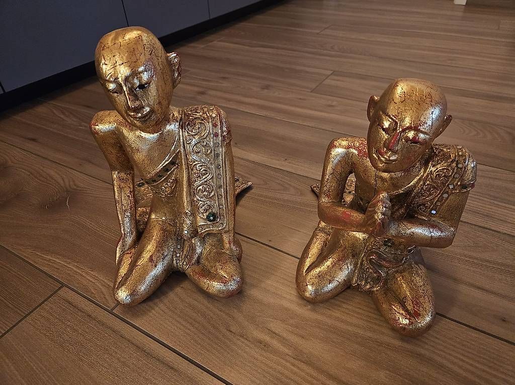Sculture & Statue: tris di Statue in legno Birmane – Usato da Capolago venduto da men_sbb5 3