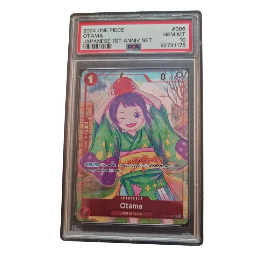 Bandai Carte collezionabili: Otama 1st Anniversary Set PSA 10 One Piece TCG – Usato da Genève venduto da Cardtreasure