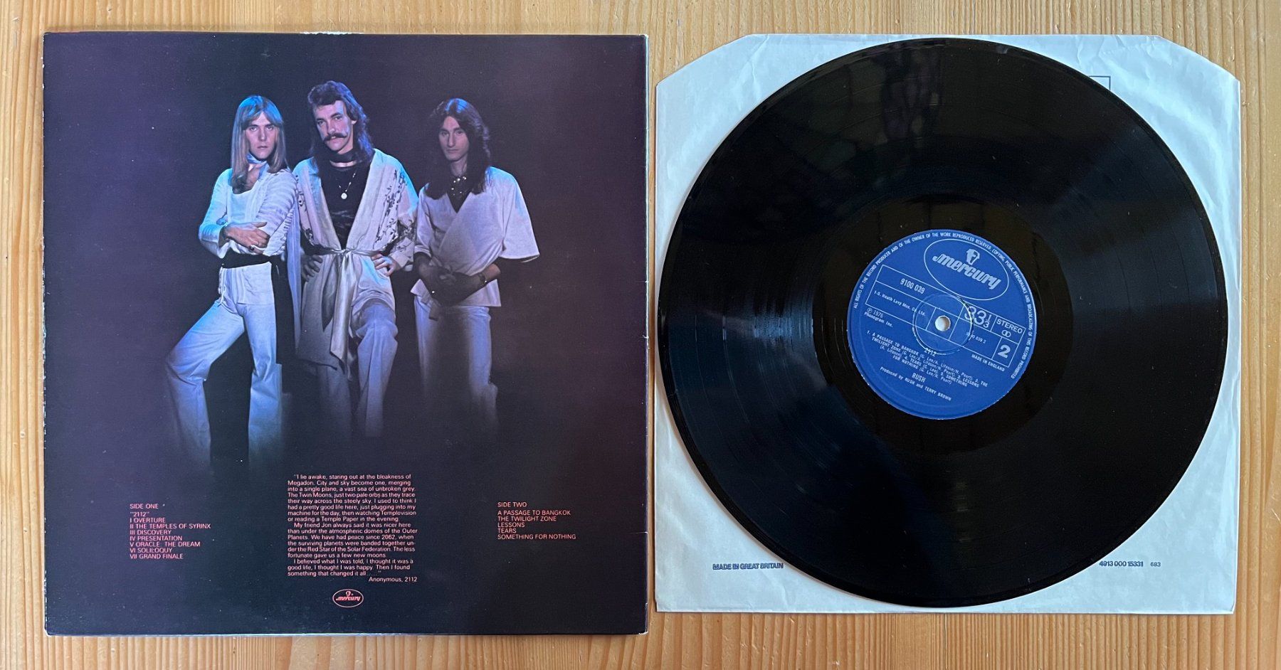 Dischi in vinile: Rush – 2112 – Usato da Gelterkinden venduto da RoxyRock 1
