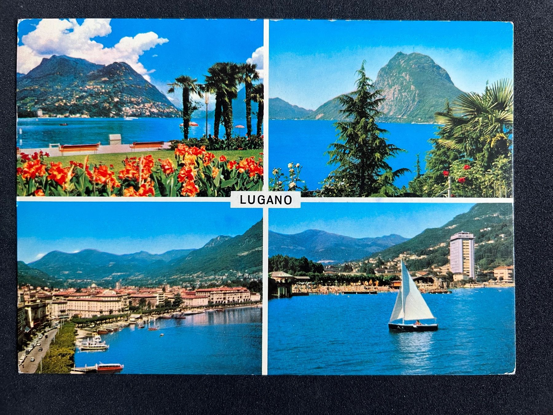 Cartoline postali: Lugano / Saluti da Lugano – Usato da Widnau venduto da Brusi9