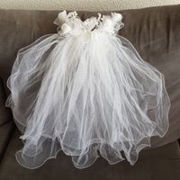 Brautschleier Haarschmuck weiss statt 225.-