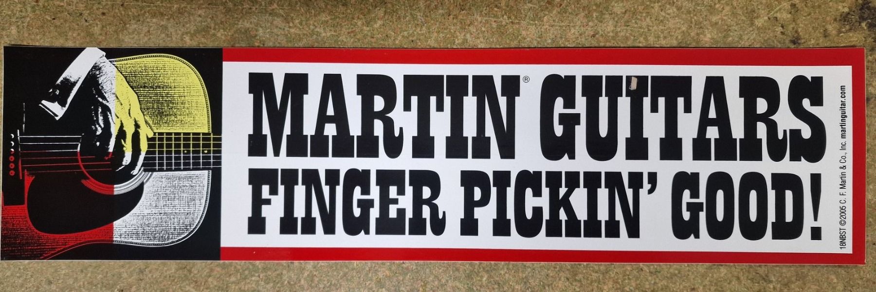 Sticker: COLLECTORS STUFF Martin Guitars Sticker – Nuovo e nell'imballaggio originale da Zofingen venduto da Rodeln