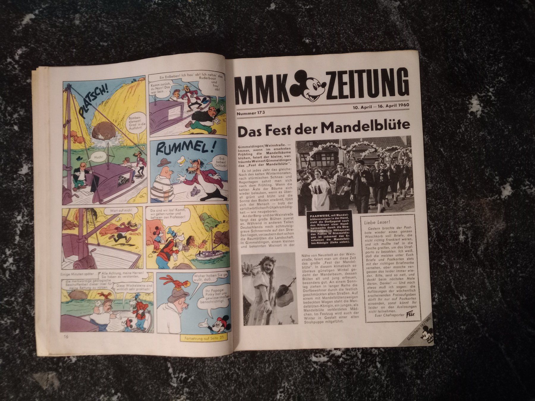 BD: Comic Micky Maus Heft Nr.16 1960 – D'occasion à Küttigen par Melisch1000 3