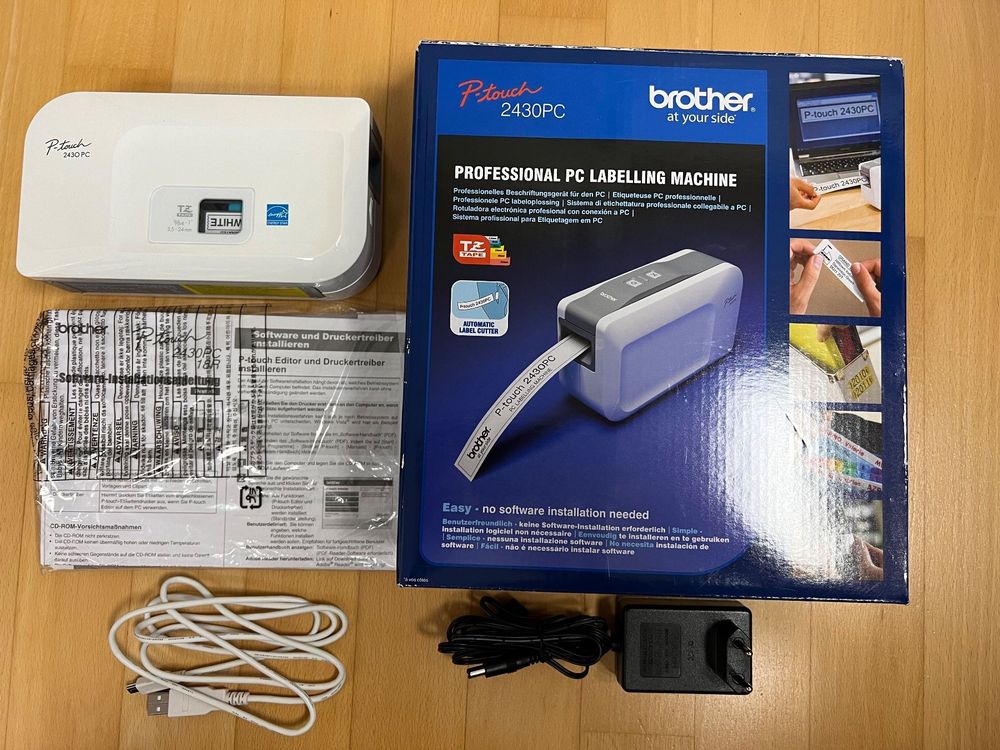Brother Ptouch 2430PC USB Beschriftungsgerät, OVP Kaufen auf Ricardo