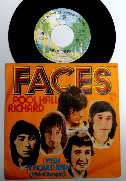 SI FACES pool hall richard KULTBAND WB 1973 Kaufen auf Ricardo