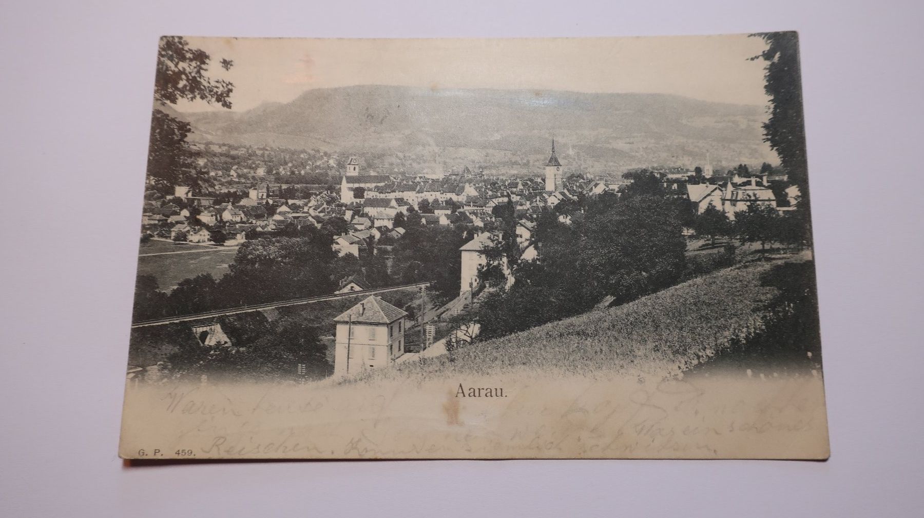 Ansichtskarten: Aarau 1911 – Gebraucht aus Cormoret von Pascalll2001 1