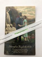 Postkarte ... Herz, Spruch alt AK