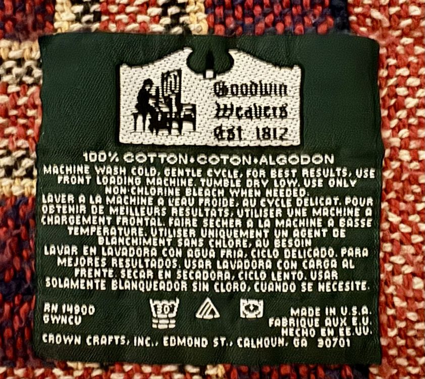 Couvertures: Goodwin Weavers Baumwolle, Flugzeug Muster Vintage – D'occasion à Esslingen par Takayama25 3