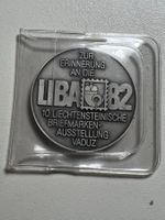 Medaille Münze Liechtenstein Briefmarke Ausstellung 1982
