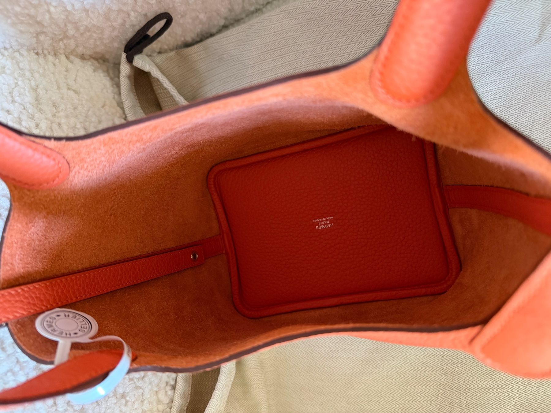 Hermès Borse da donna: Hermès Picotin 18 Tangerine orange – Nuovo e nell'imballaggio originale da Carouge GE venduto da Ana.01 2