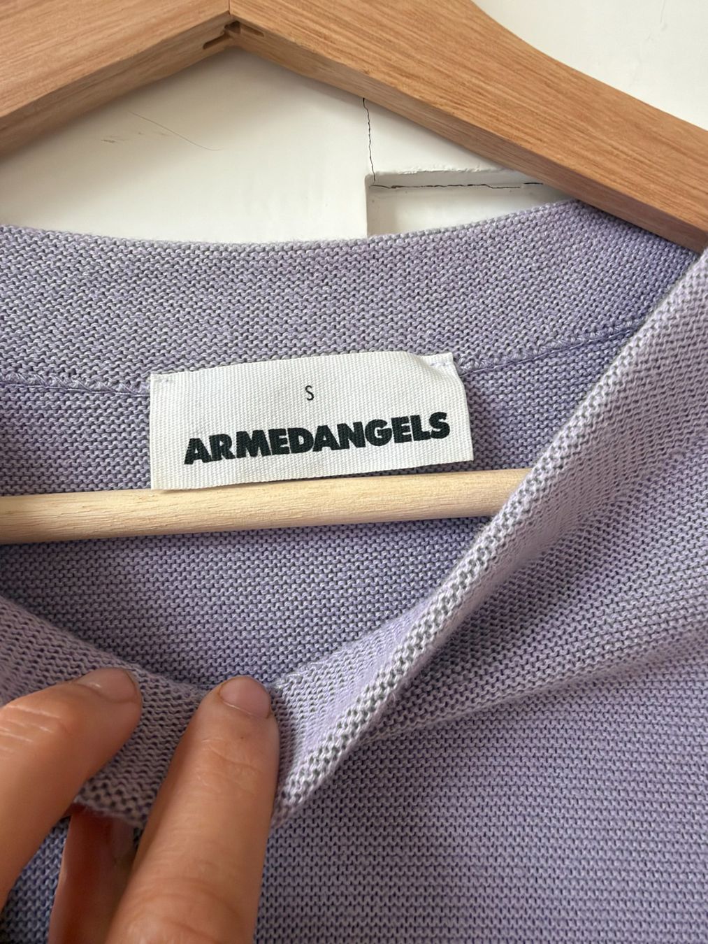 Armedangels Pulls & Sweat-shirts: ARMEDANGELS Strickpullover lila, Bio-Baumwolle, Gr. S – D'occasion à Neukirch an der Thur par foundby. 1