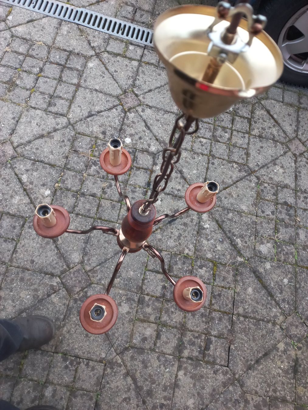 Lampadari & plafoniere: Rustikaler Leuchter / Lampe Chalet / Rustico Bauernhaus usw. – Usato da DULLIKEN venduto da Lerchclassicdulliken 3