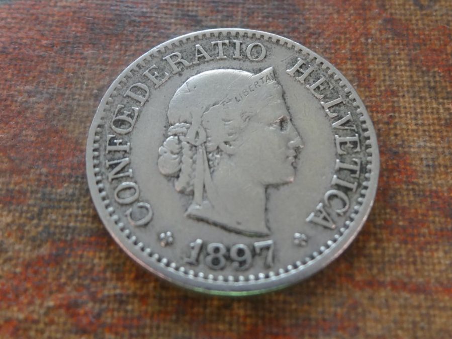 Tutti le monete: 10 Rp. 1897  (A) – Usato da Romanel-sur-Lausanne venduto da Swift13