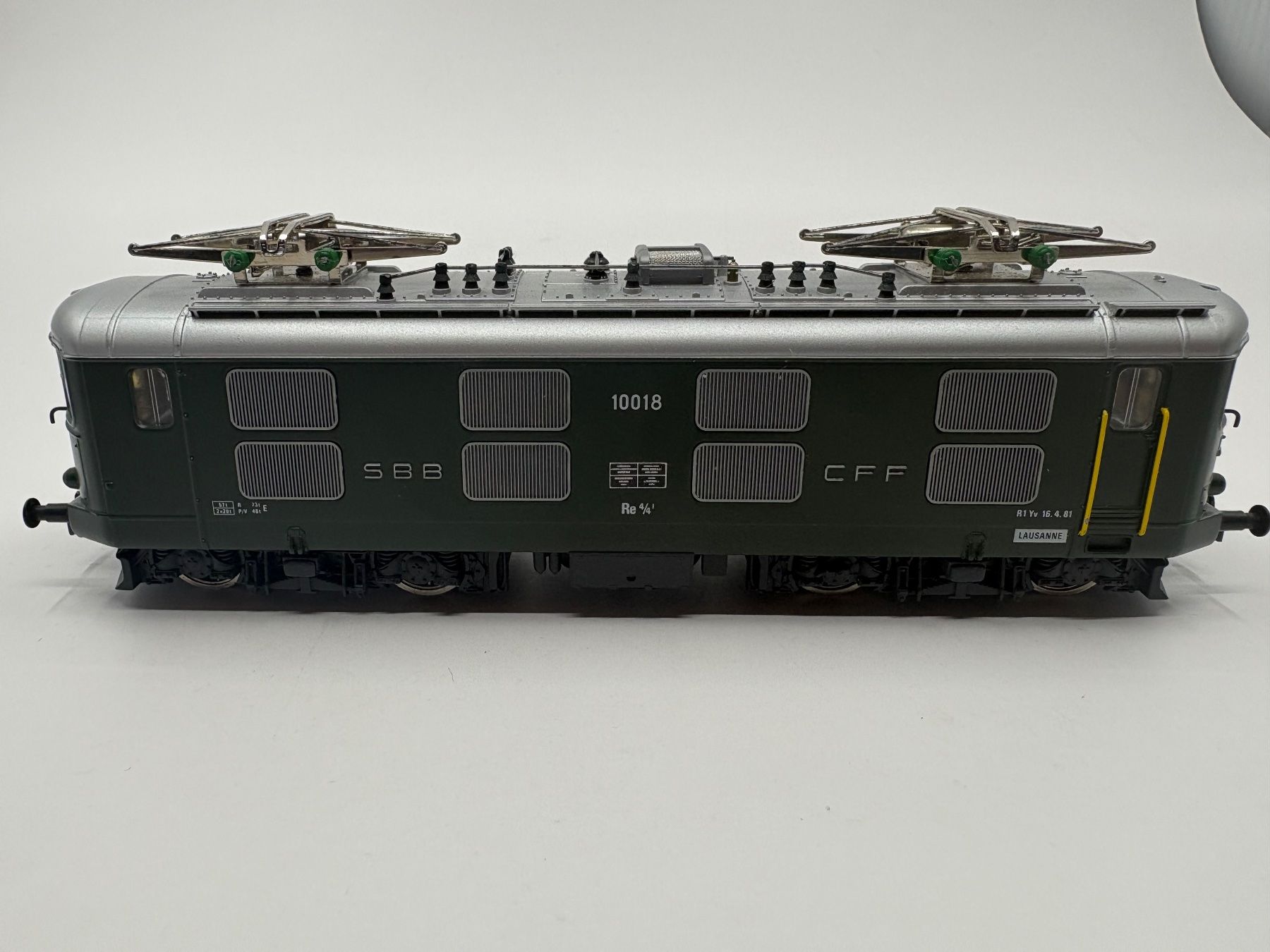 Hag Modellini di ferrovie: Hag SBB Re 4/4 1 10018 H0 – Usato da Forch venduto da Hanimann-Robinson 1