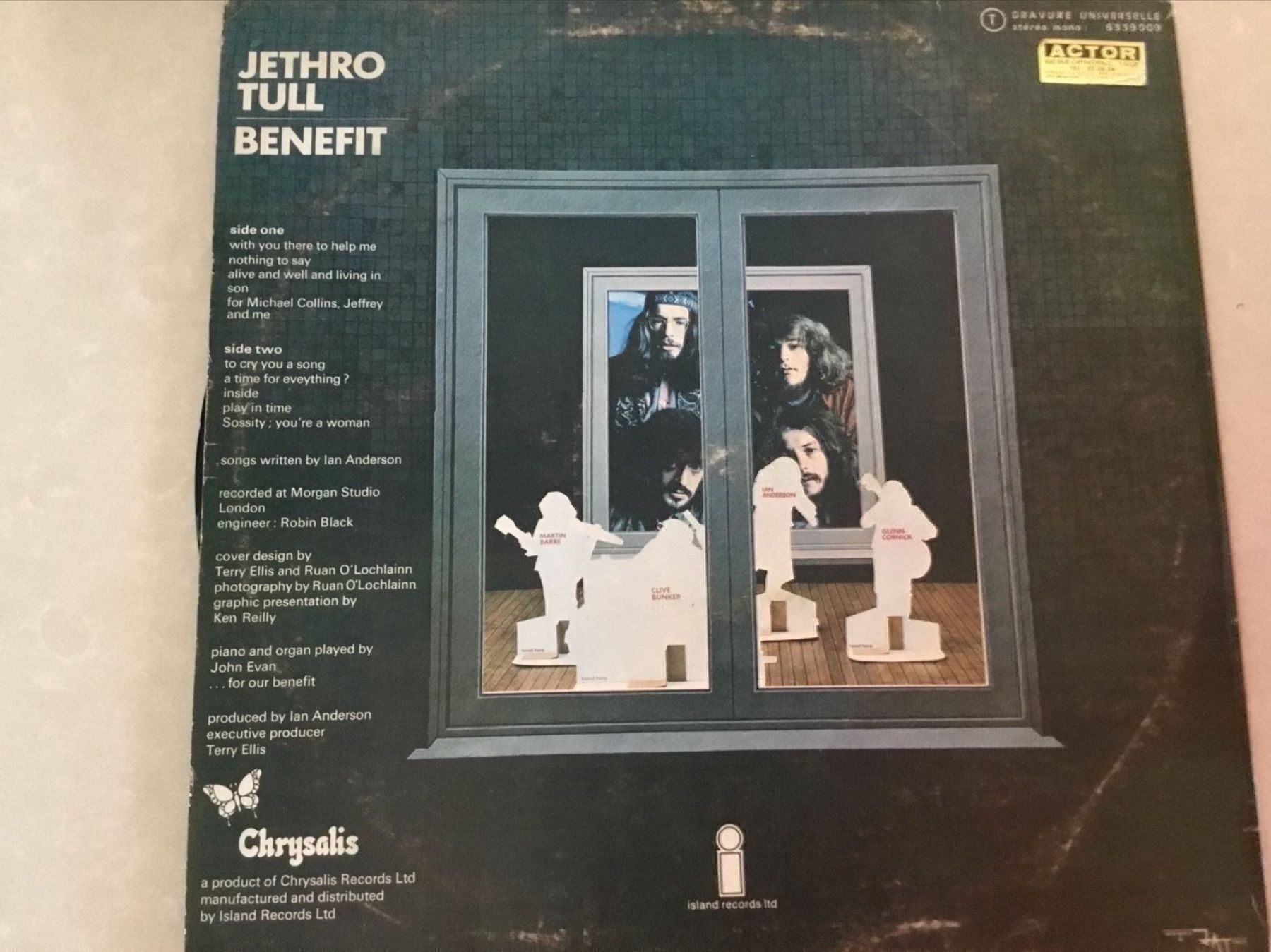 Dischi in vinile: Jethro Tull Benefit – Usato da Noes venduto da Orsomarso72 1