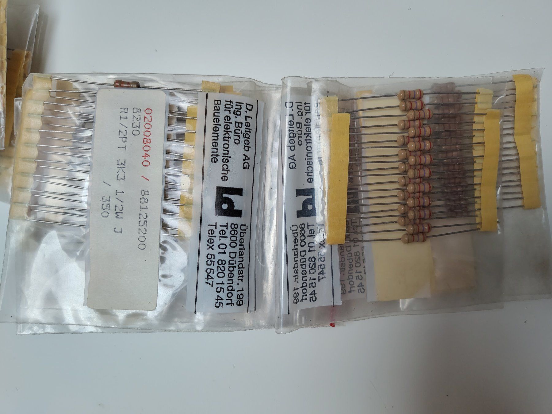 Componenti elettronici: Umfassendes Widerstand-Set 1/2 Watt Kohleschicht – Usato da Basel venduto da daskommtgut 1