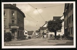 Höngg, mittlere Dorfpartie mit Cafe-Res
