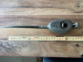 Ölkännchen Metall antik gebraucht Vintage Werkzeug