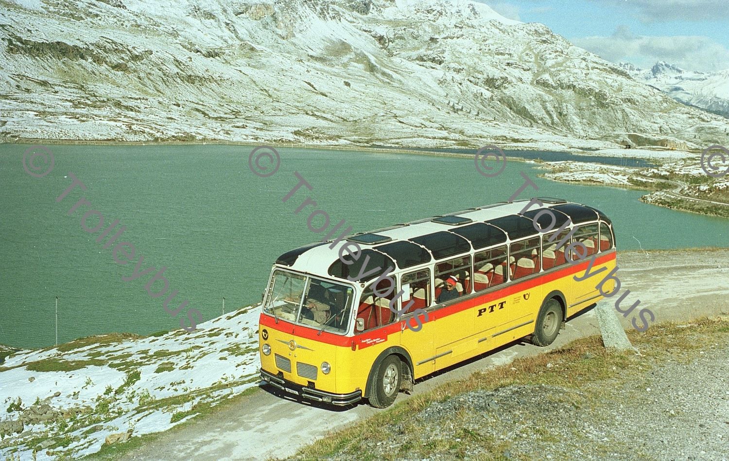 Cartoline postali: Postauto Postkarte FBW Alpenwagen                    BTM005a – Nuovo (secondo la descrizione) da Bottmingen venduto da Trolleybus