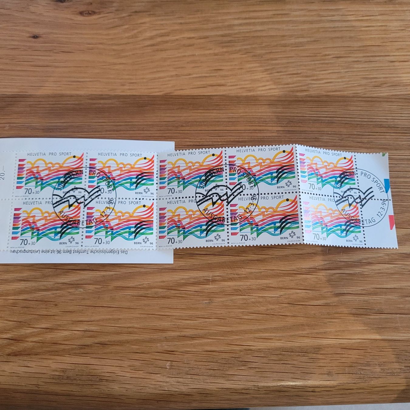 Tous les timbres: Markenheftchen Carnet De Timbre Pro Sport 1996 – D'occasion à Biel/Bienne par Destockweb 2