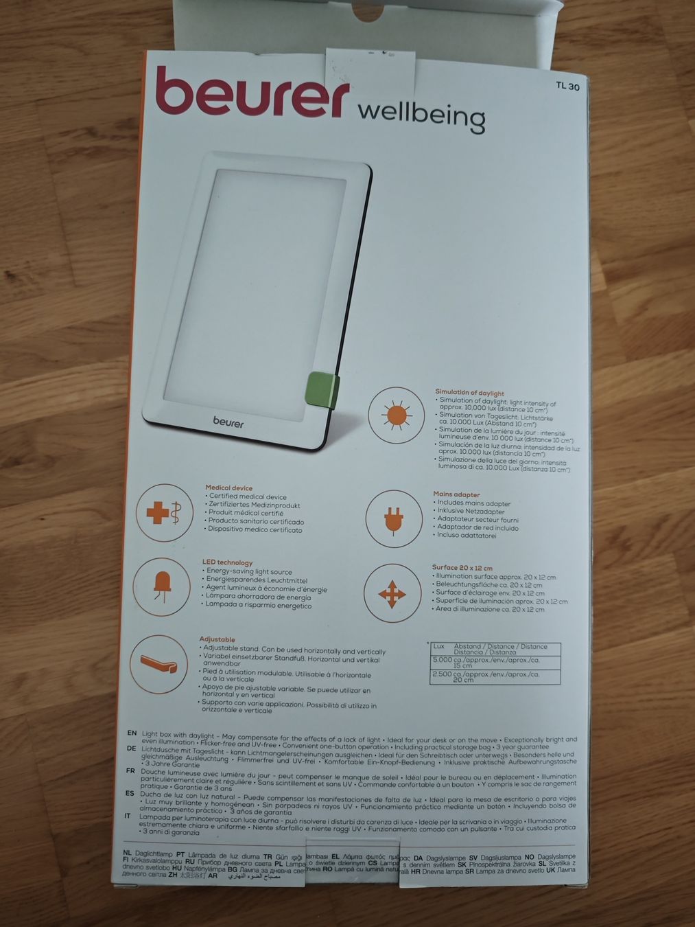 Beurer Lampen: Beurer TL 30 Daylight Therapy Lamp – Neu (gemäss Beschreibung) aus Zürich von seconda_chance 1