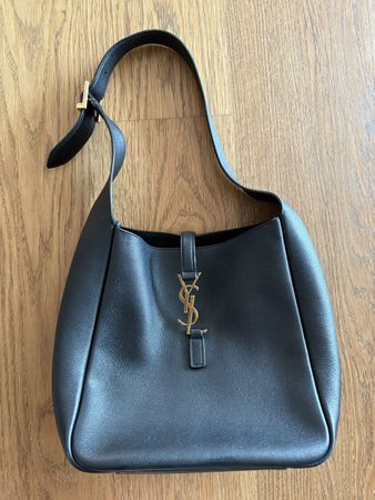Saint Laurent Le 5 à 7 Leder Handtasche Medium schwarz