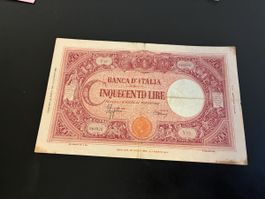 ITALY 500 Lire 1943