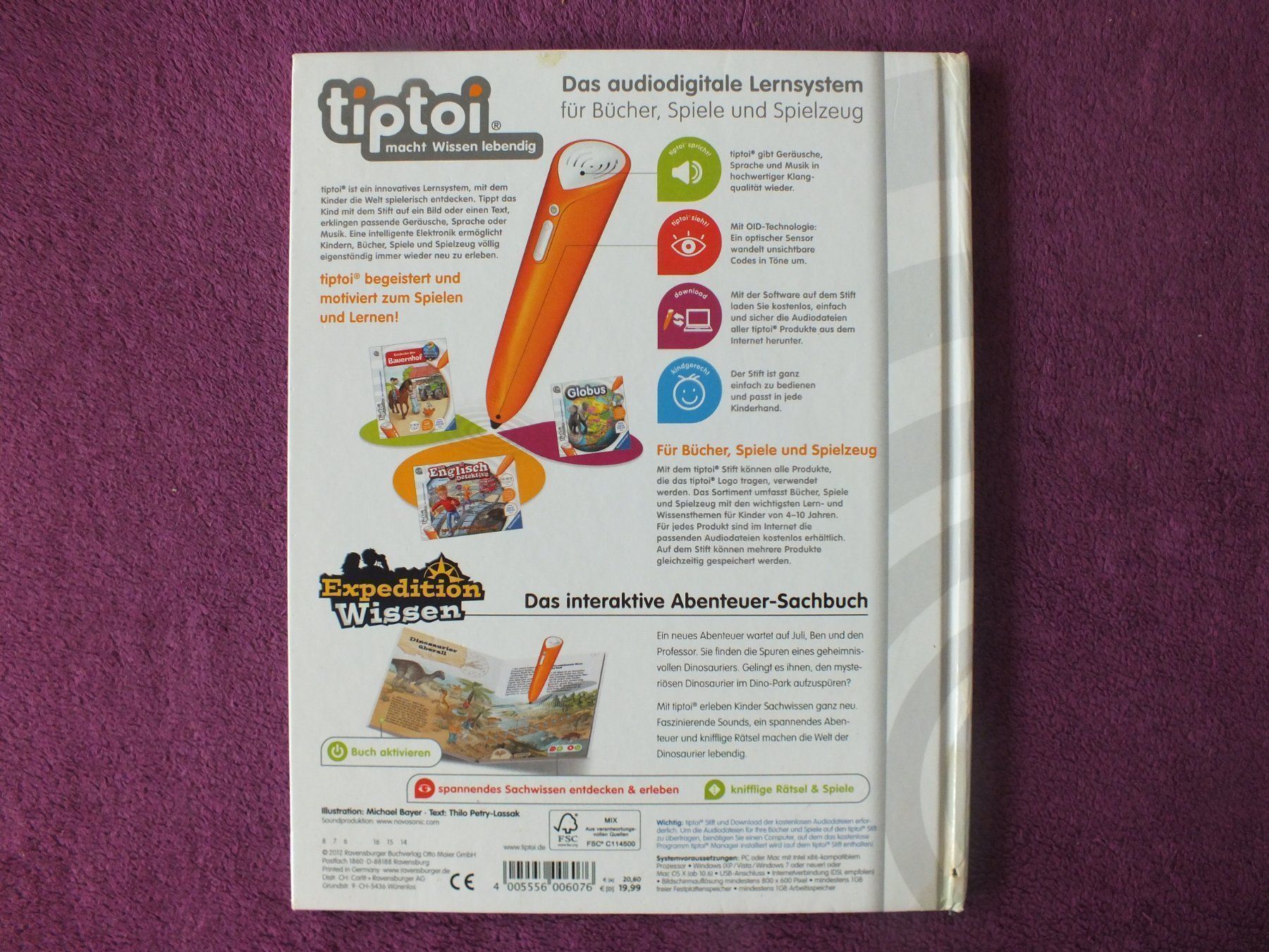 Libri: tiptoi Buch " Expedition Wissen - Dinosaurier " – Usato da Müllheim Dorf venduto da Seeeule01 9