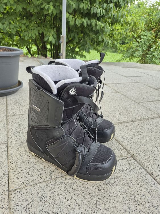 Snowboard Nitro Board: Snowboard (NITRO) und Snowboardschuhe  (SALOMON)-> Set – Usato da Kleinandelfingen venduto da eili_13 6