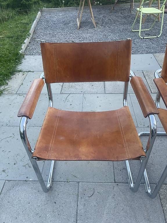 Stühle: 3 Leder Freischwinger – Gebraucht aus Hombrechtikon von leo_r5wr 2