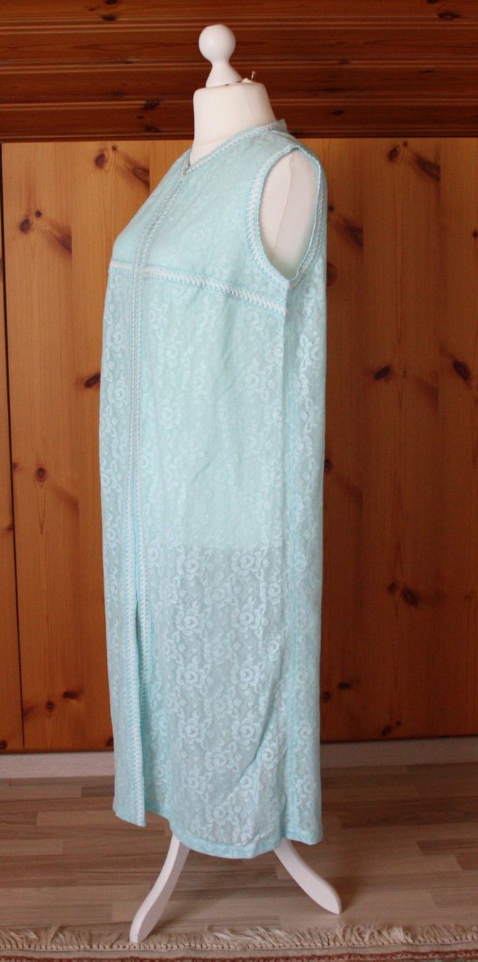 Negligees & Pyjamas: Hauskleid Nachthemd türkis Gr. M – Gebraucht aus Flüelen von Diversicum-Vintage 2