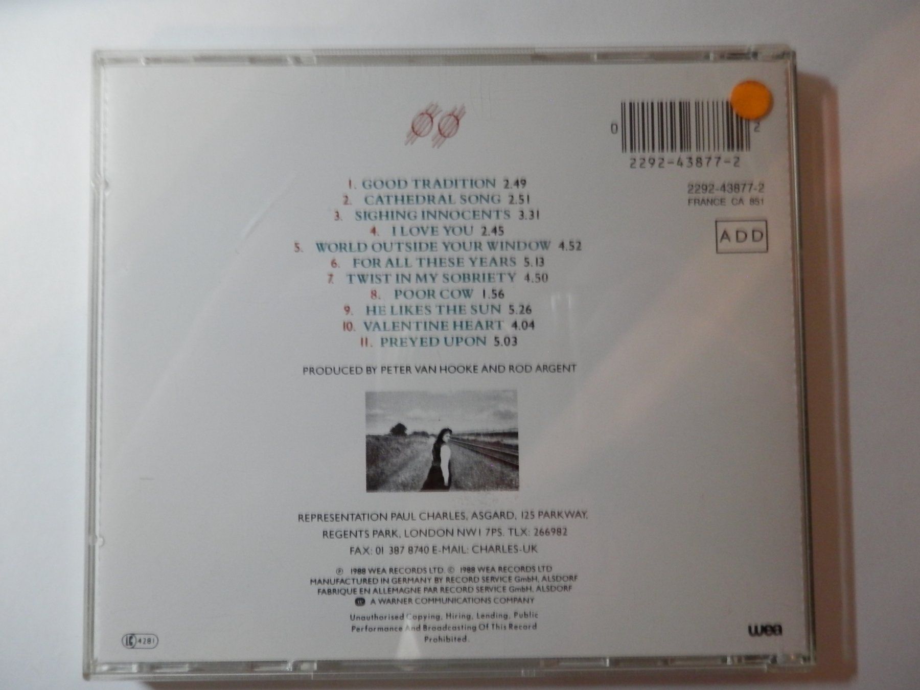 CD: Tanita Tikaram ancient heart – Usato da Weiach venduto da weiach81 1