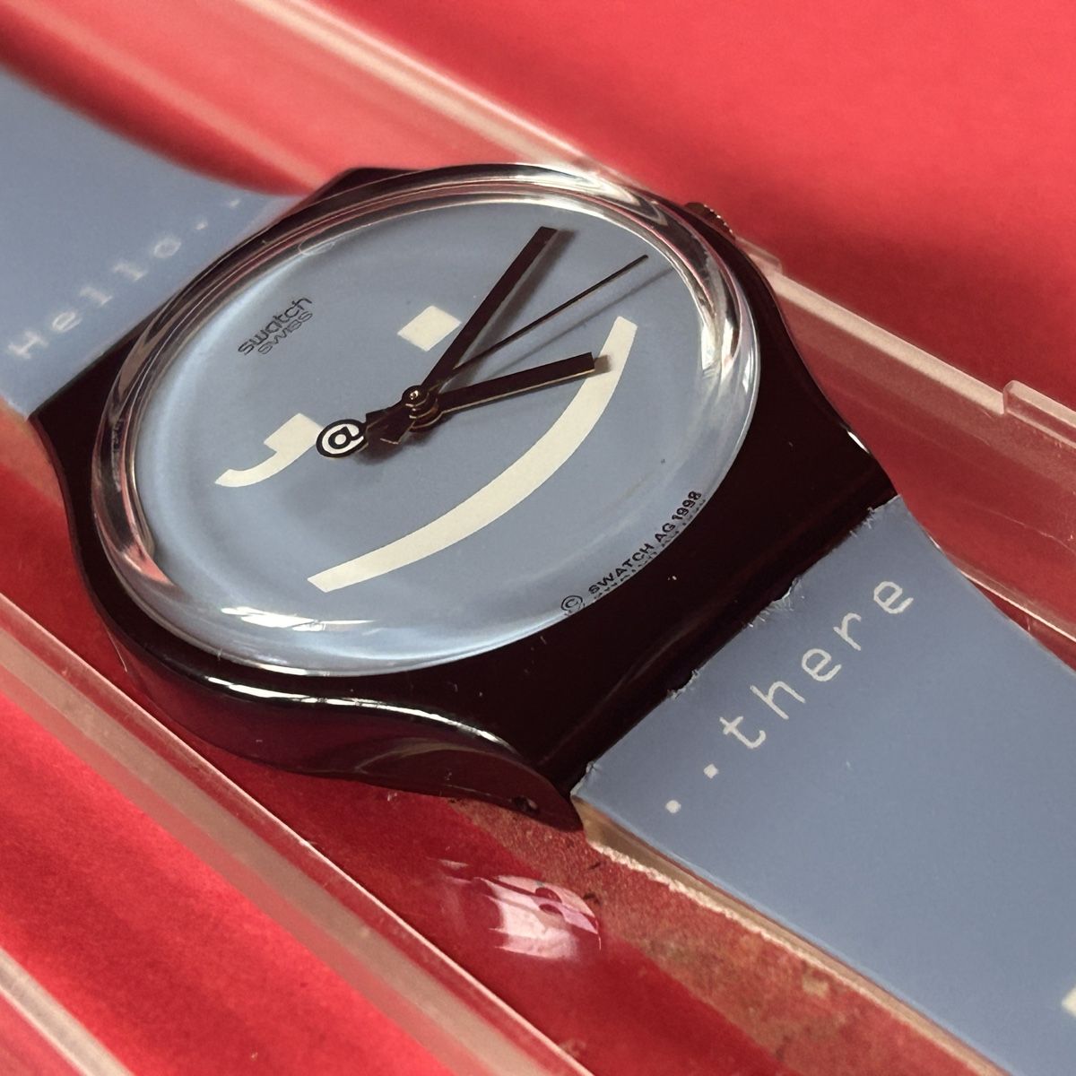 Swatch Orologi: Swatch Uhr, Chat, Hello There, sammlerstück – Nuovo (secondo la descrizione) da Laufen venduto da Bellavitaboom
