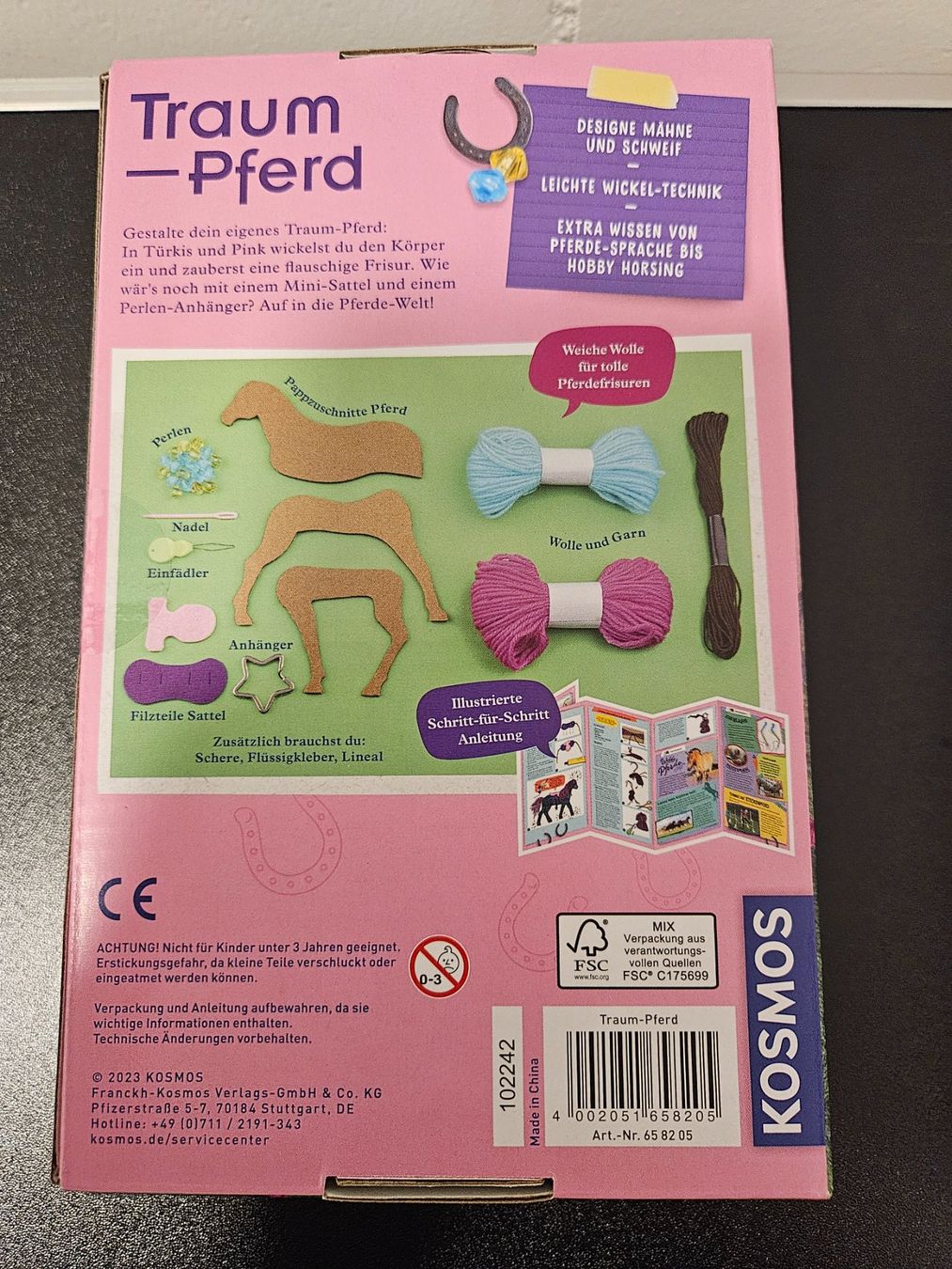 Kit bricolage: Neu - Kosmos - Traumpferd – Nuovo e nell'imballaggio originale da Dagmersellen venduto da Jarsetz_Restposten 1