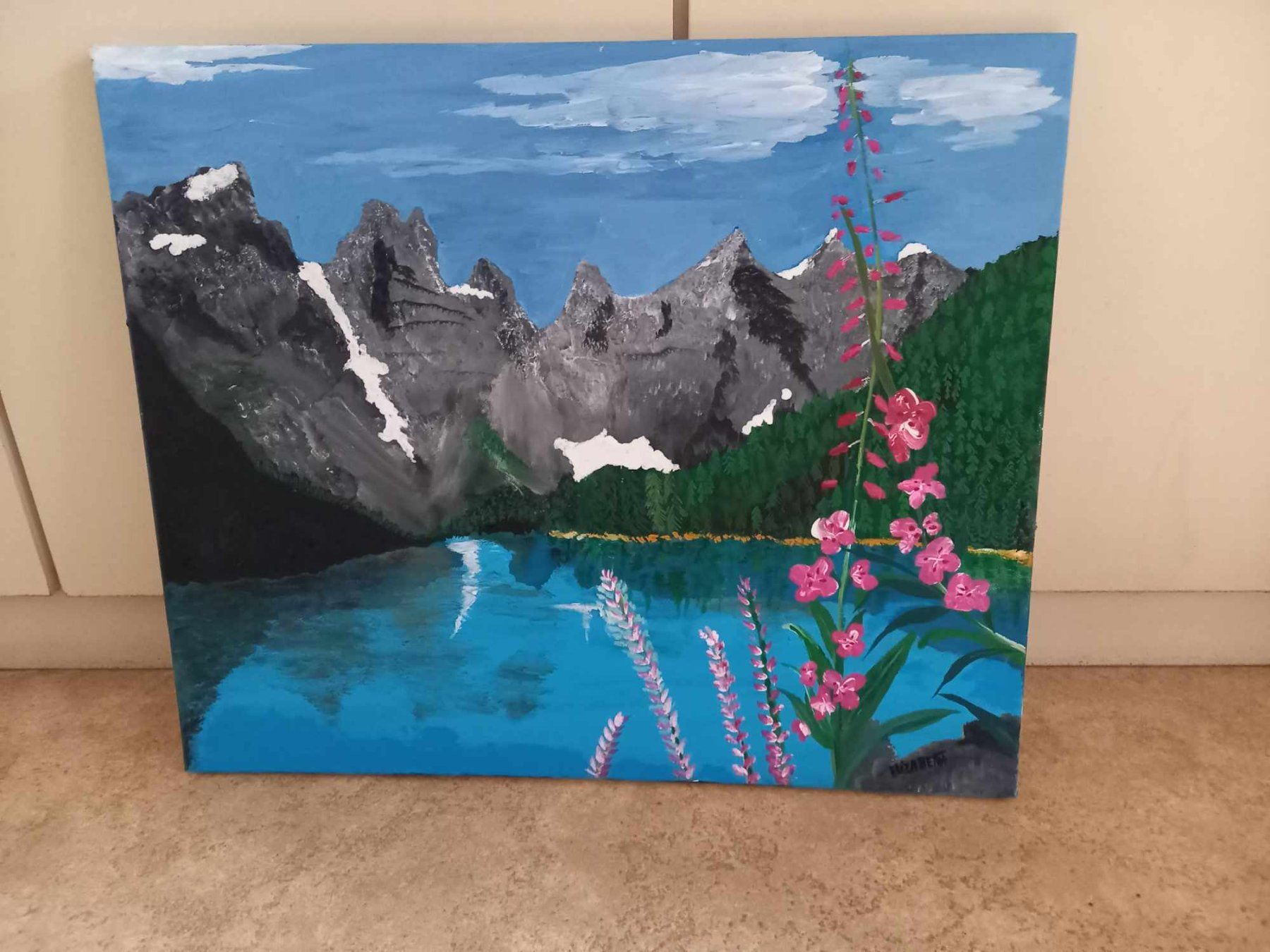 Foto & Immagini: Acrylbild auf Holzrahmen 50x60cm, Landschaft – Nuovo (secondo la descrizione) da Möhlin venduto da Simba4871