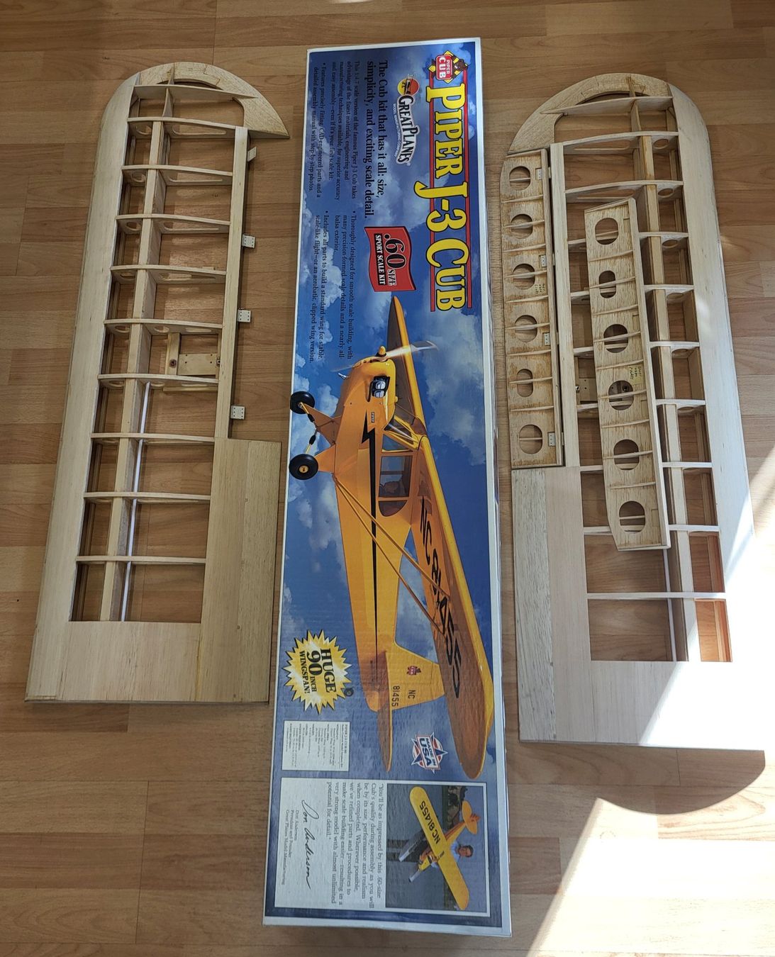 Modellismo RC: Piper J3 1/4 Tragfläche UND TEILEN – Nuovo (secondo la descrizione) da Sonceboz-Sombeval venduto da ant_cd5j