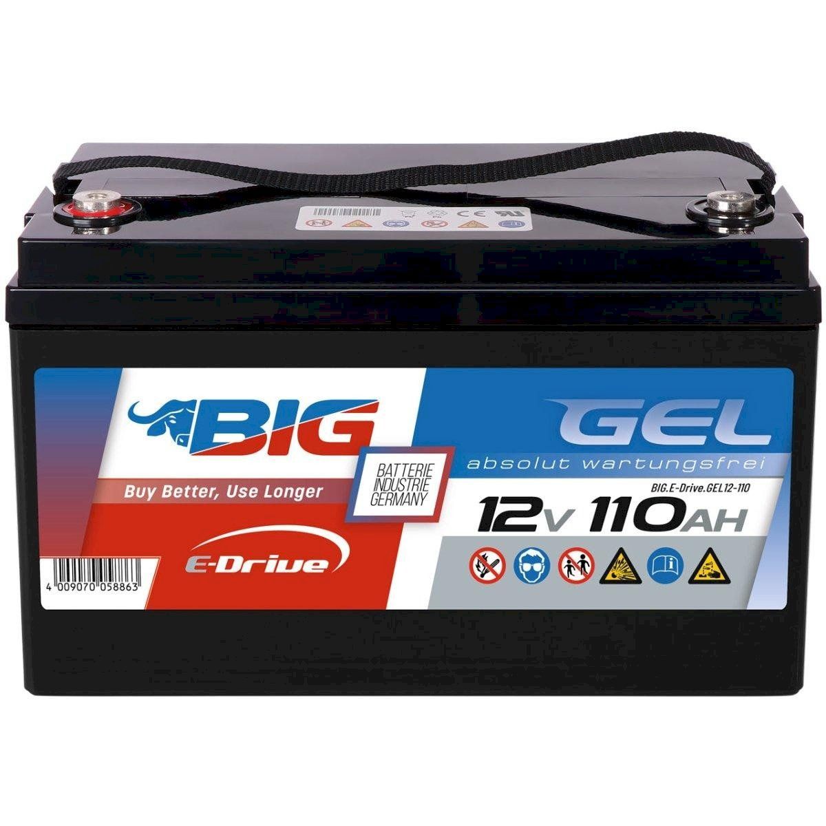Elettrotecnica: BIG E-Drive GEL 12V 110Ah – Nuovo e nell'imballaggio originale da Bottighofen venduto da zaap