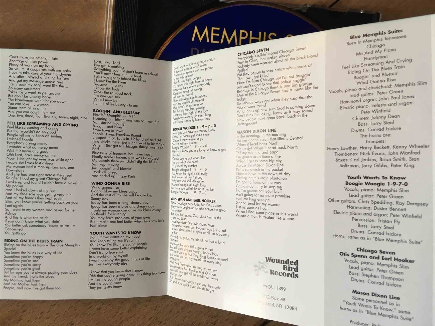 CD: Memphis Slim Blue Memphis Suite 1971 – Usato da Luzern venduto da Needful_Things 4