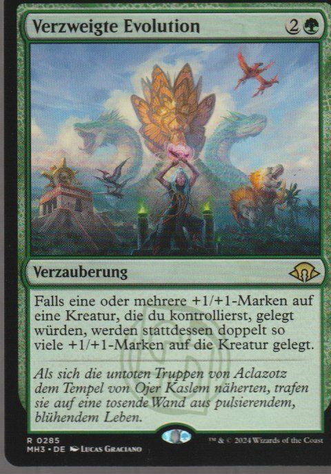 TCG Magic The Gathering MTG MH3 0285 Verzweigte Evolution (Neu (gemäss ...