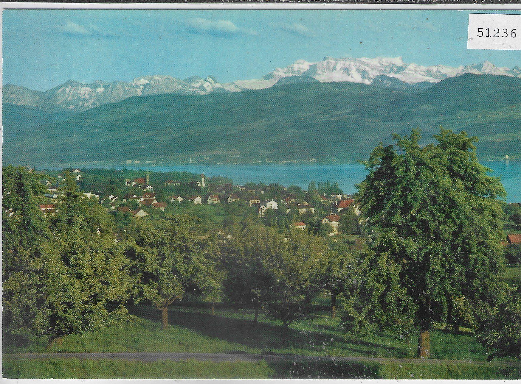 Cartoline postali: Männedorf am Zürichsee - Generalansicht – Usato da Ettingen venduto da Kartenplanet
