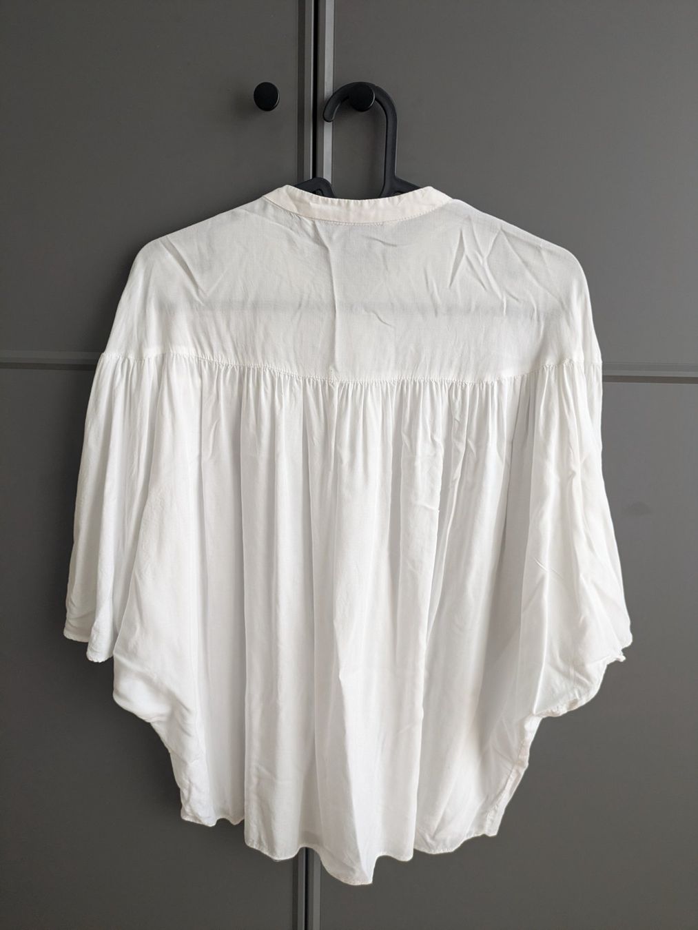 Zara Camicette: Luftiges kurzarm Hemd Zara weiss Gr. M – Usato da Birmensdorf ZH venduto da elz_6ccw 1