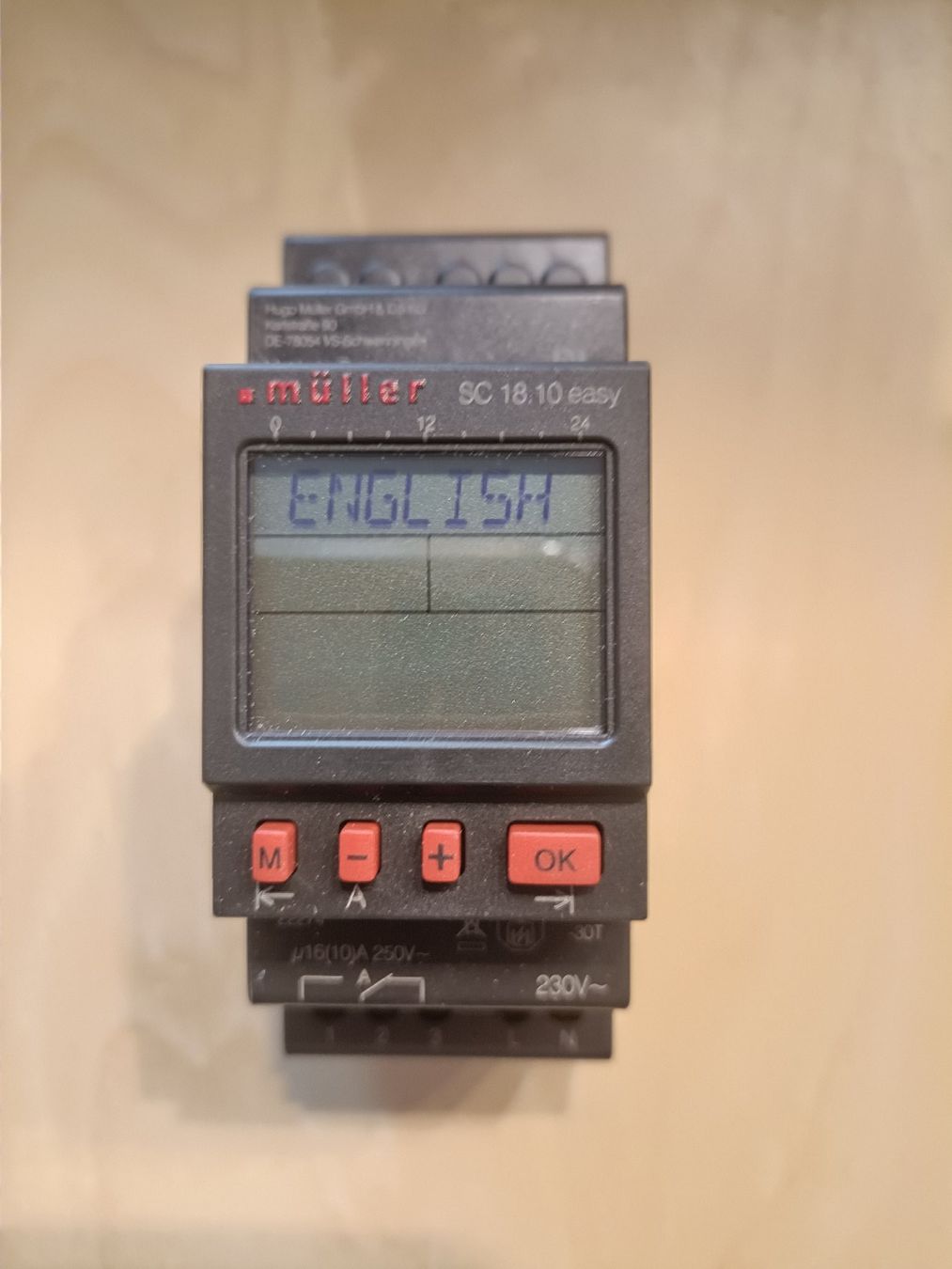 Componenti elettronici: Müller SC 18.10 easy Zeitschaltuhr – Nuovo e nell'imballaggio originale da Rudolfstetten venduto da Ivost 2
