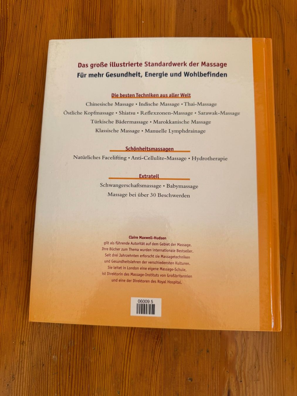 Libri: Das grosse Buch der Massage - Top Zustand - Schnäppchen! – Usato da Neftenbach venduto da Rose40 1
