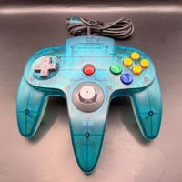 Nintendo 64 Controller Blau Trans – Original – guter Zustand