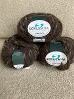 SCHULANA 55% Alpaka Strickwolle 3 x 50 gr braun