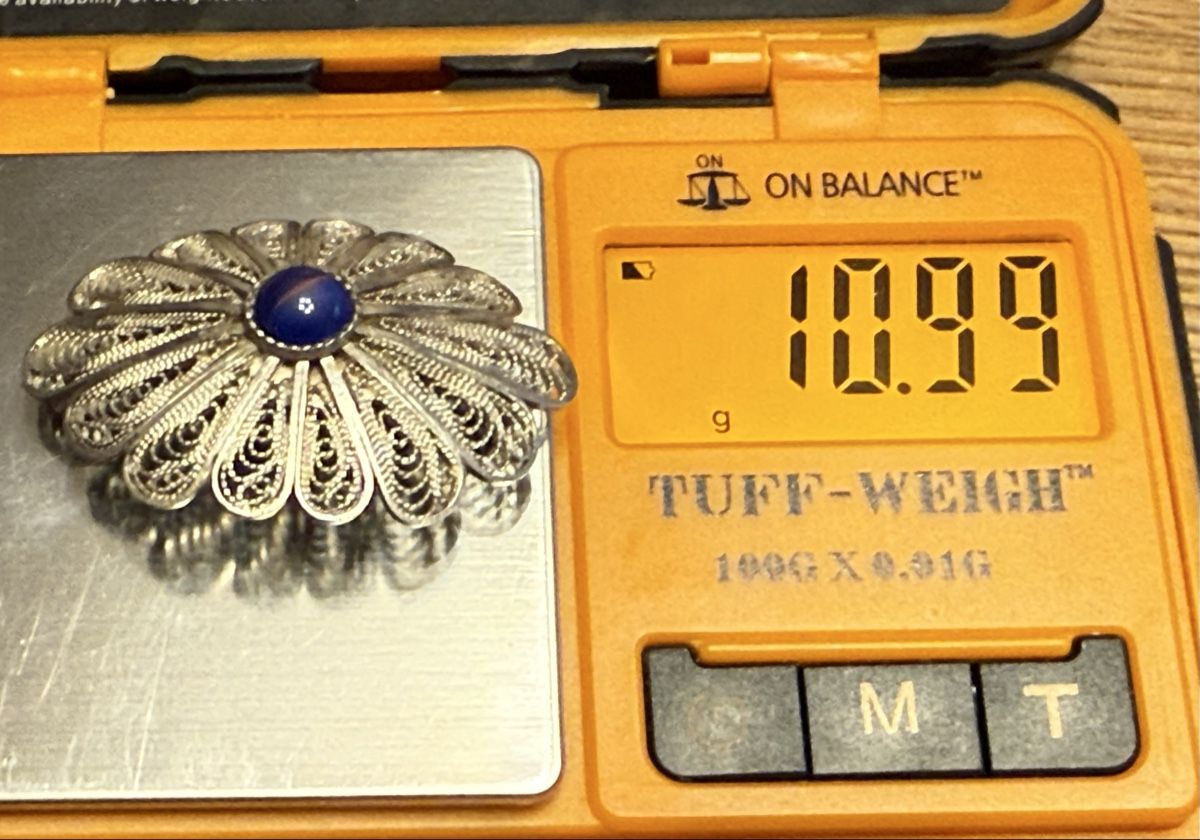 Spille & Fermagli: Silber Brosche 925 Silber Sterling – Usato da Goldach venduto da Donpancho 6